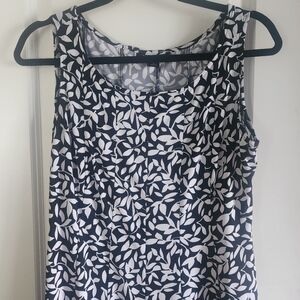 Perceptions Black/White Dress Size S